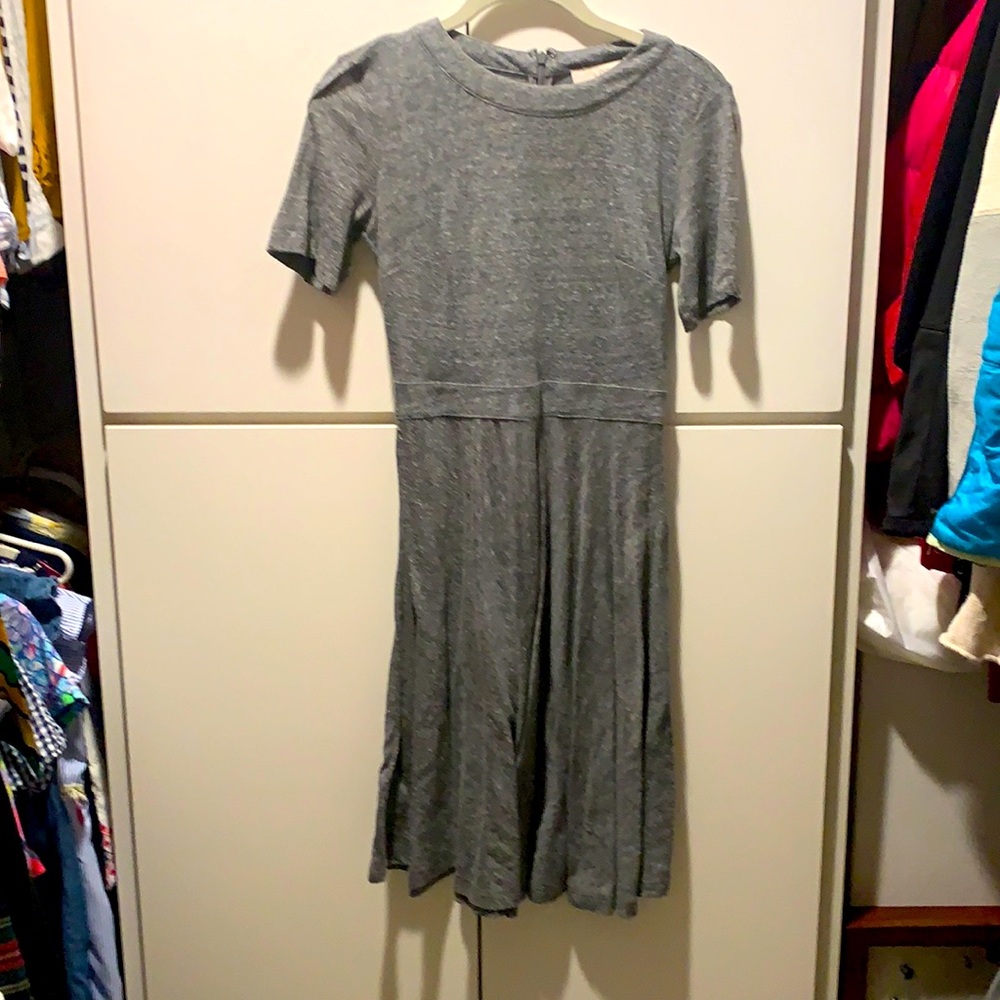 Gray  loft midi dress